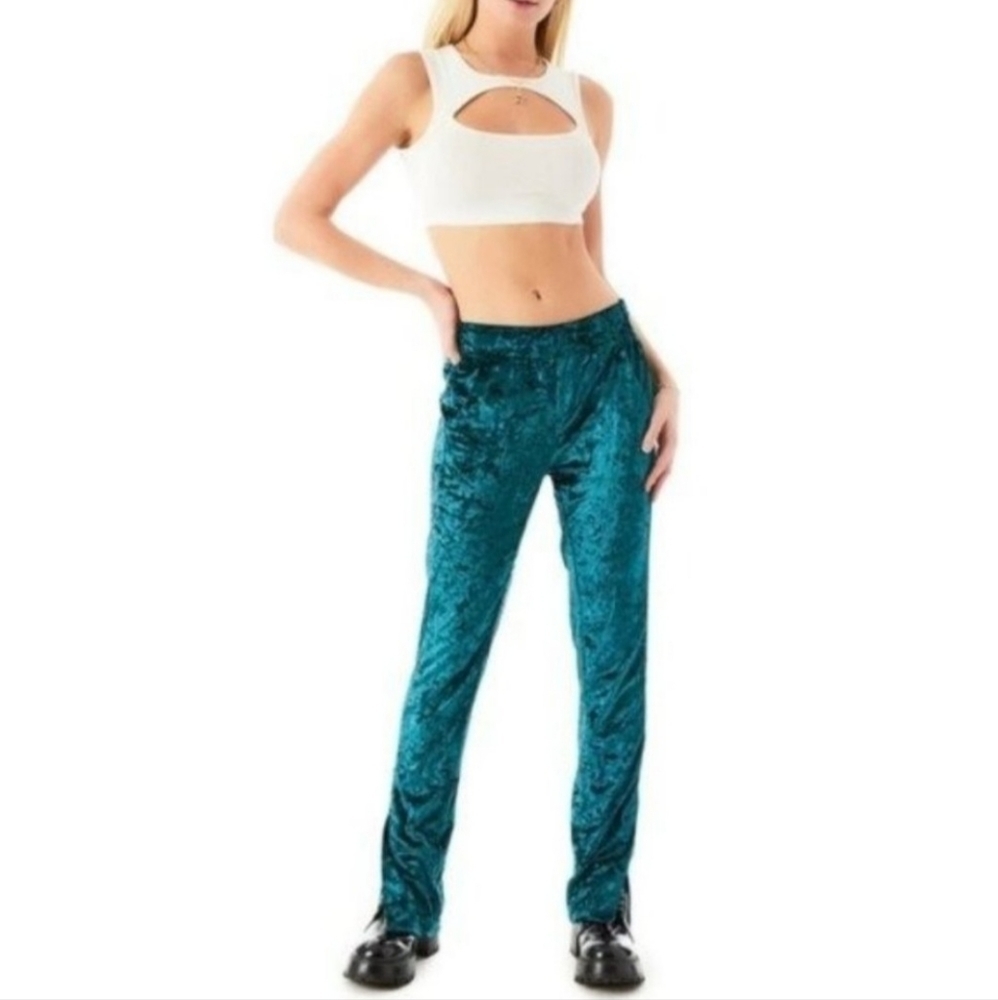 EMMA & Sam velvet pants green sweatpants XSmall womens